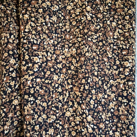 Christy Dawn Women’s Brown Floral Maxi Open Dress Size Small - Picture 4 of 12
